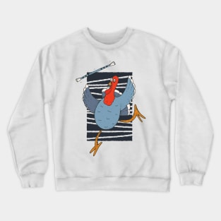 Baton Twirling Thanksgiving Turkey Crewneck Sweatshirt